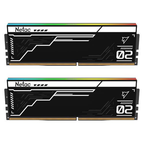Netac Shadow II RGB DDR5 32GB 6200MHz CL32 Black Gaming RAM Netac Shadow II RGB DDR5 32GB 6200MHz CL32 Black Gaming RAM